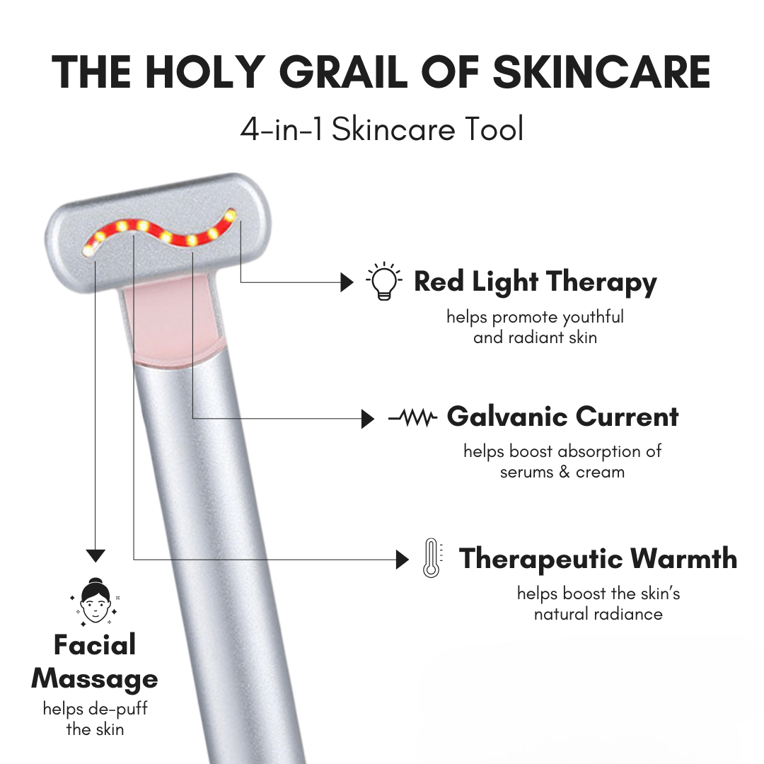 4-1 Revival Red Light Therapy Skincare Wand